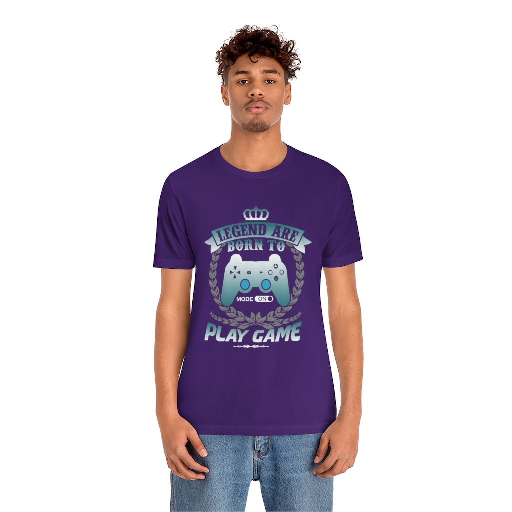 Born To Game Unisex Jersey Short Sleeve Tee