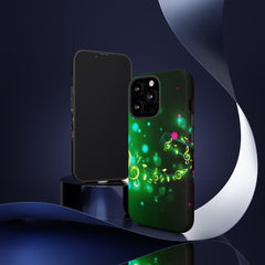Golden Notes Music iPhone Tough Cases