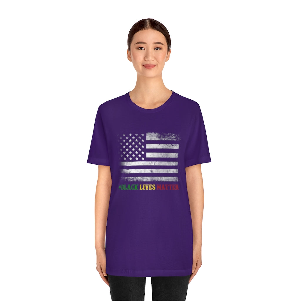 Black Lives Matter Unisex Jersey Short Sleeve Tee