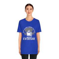 Coffee Repeat Unisex Jersey Short Sleeve Tee