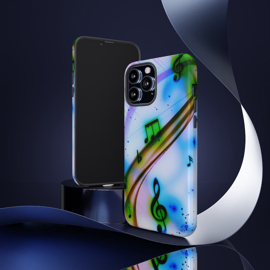 Mystic Swirl Music iPhone Tough Cases