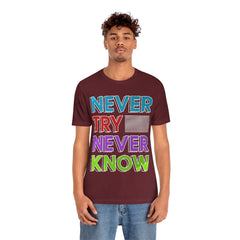 Never Know Unisex Jersey Short Sleeve Tee