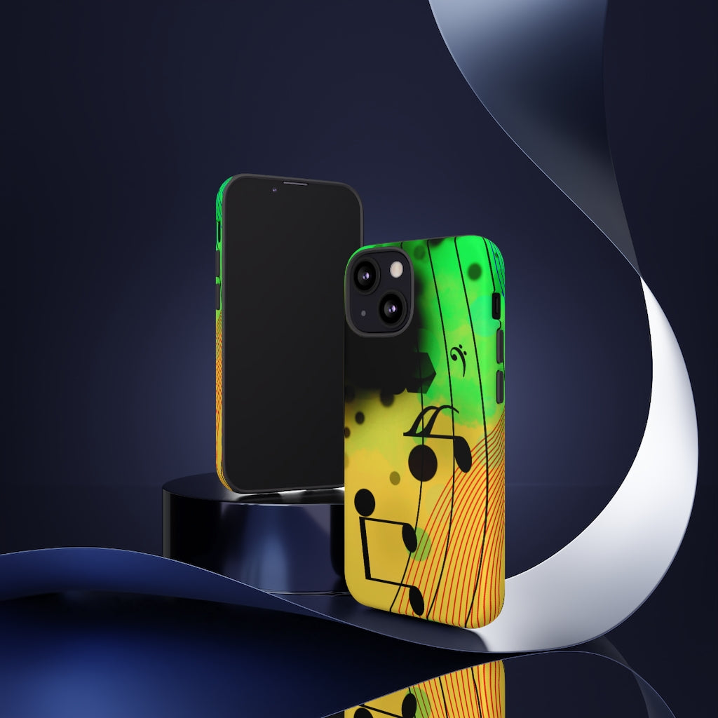 Lost Notes Music iPhone Tough Cases