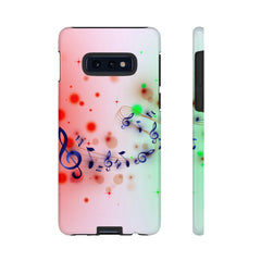 Purple Notes Music Samsung Galaxy Tough Cases
