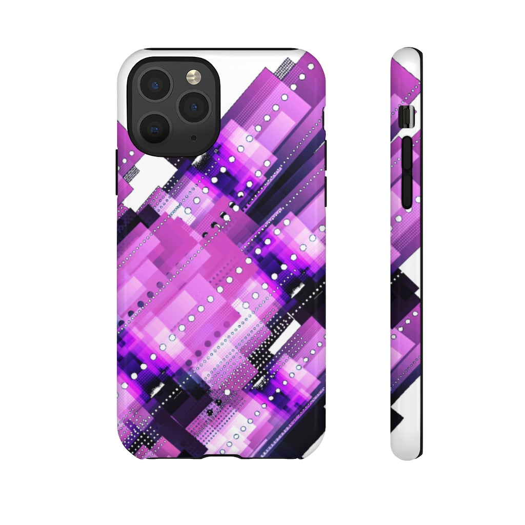 Ribbon Geometric iPhone Tough Cases