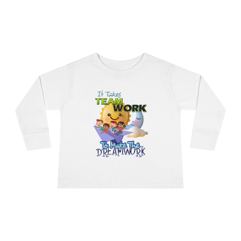 Team Work Toddler Long Sleeve Tee