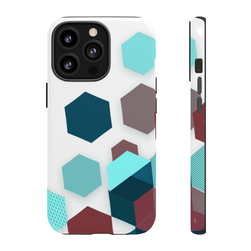 Hexagon Geometric iPhone Tough Cases