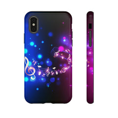 Golden Notes Music iPhone Tough Cases