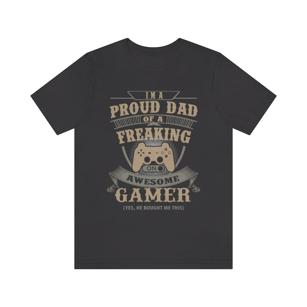 Proud Dad Unisex Jersey Short Sleeve Tee