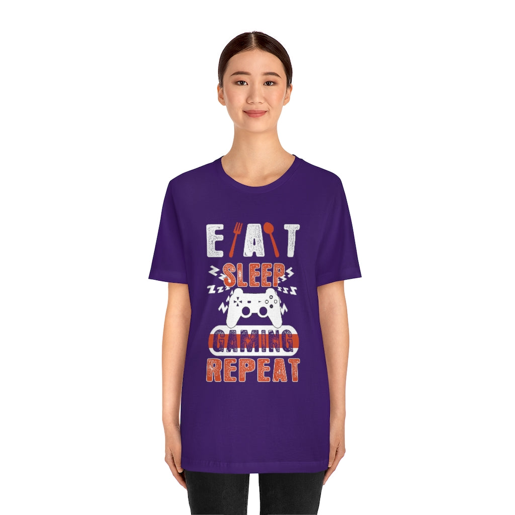 Gaming Repeat Unisex Jersey Short Sleeve Tee