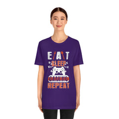 Gaming Repeat Unisex Jersey Short Sleeve Tee