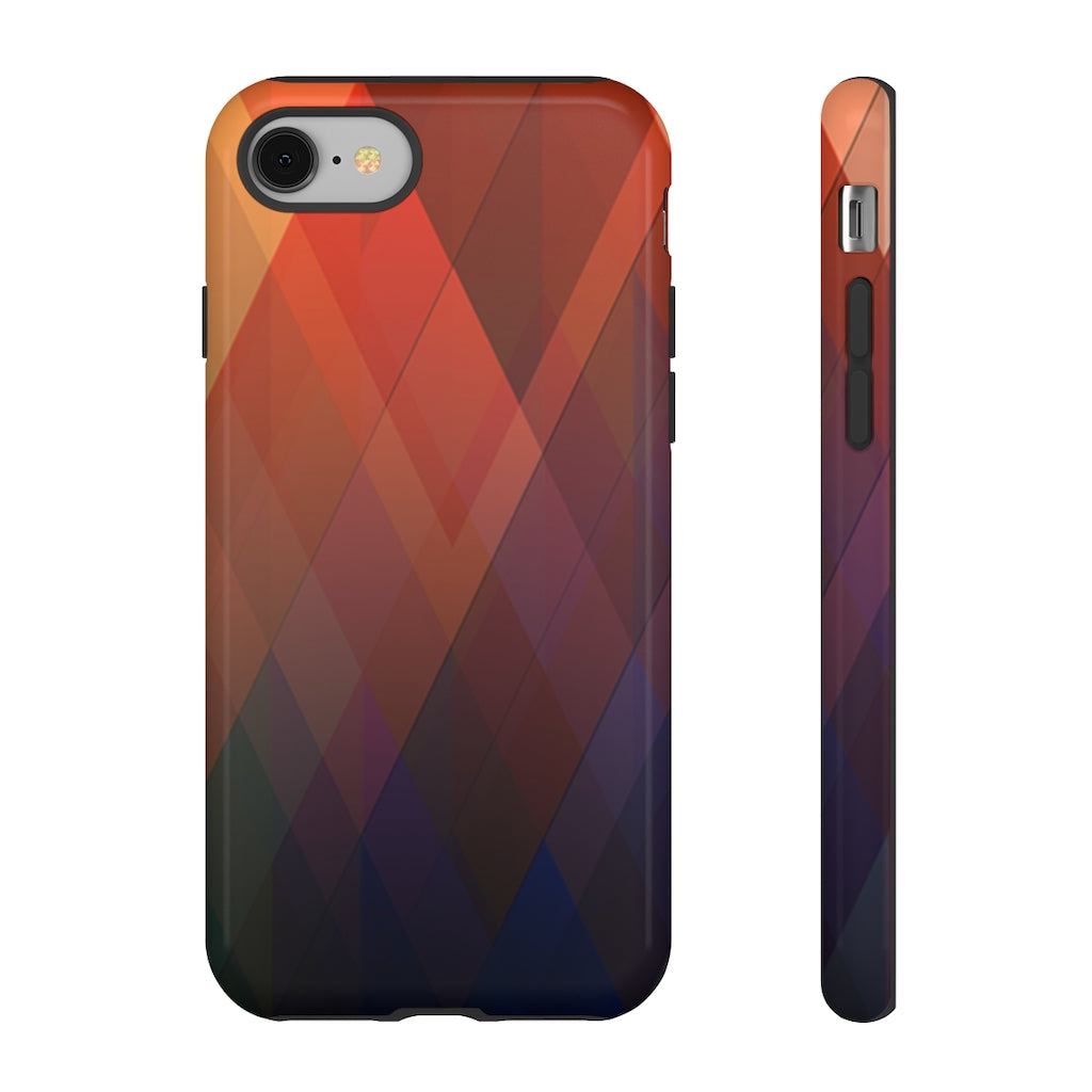 Plaid Geometric iPhone Tough Cases