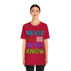 Never Know Unisex Jersey Short Sleeve Tee