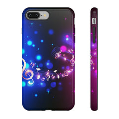 Golden Notes Music iPhone Tough Cases