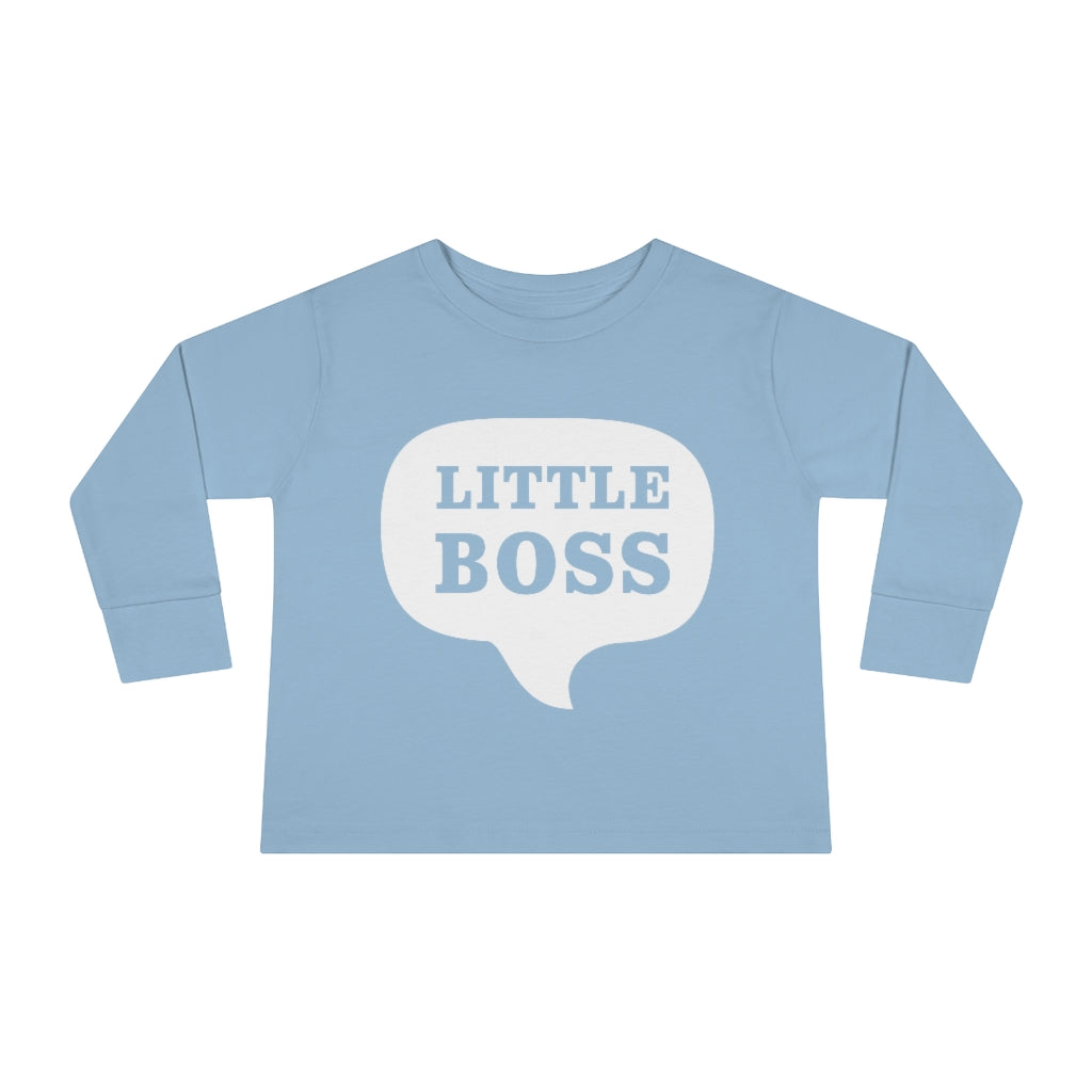Little Boss Toddler Long Sleeve Tee