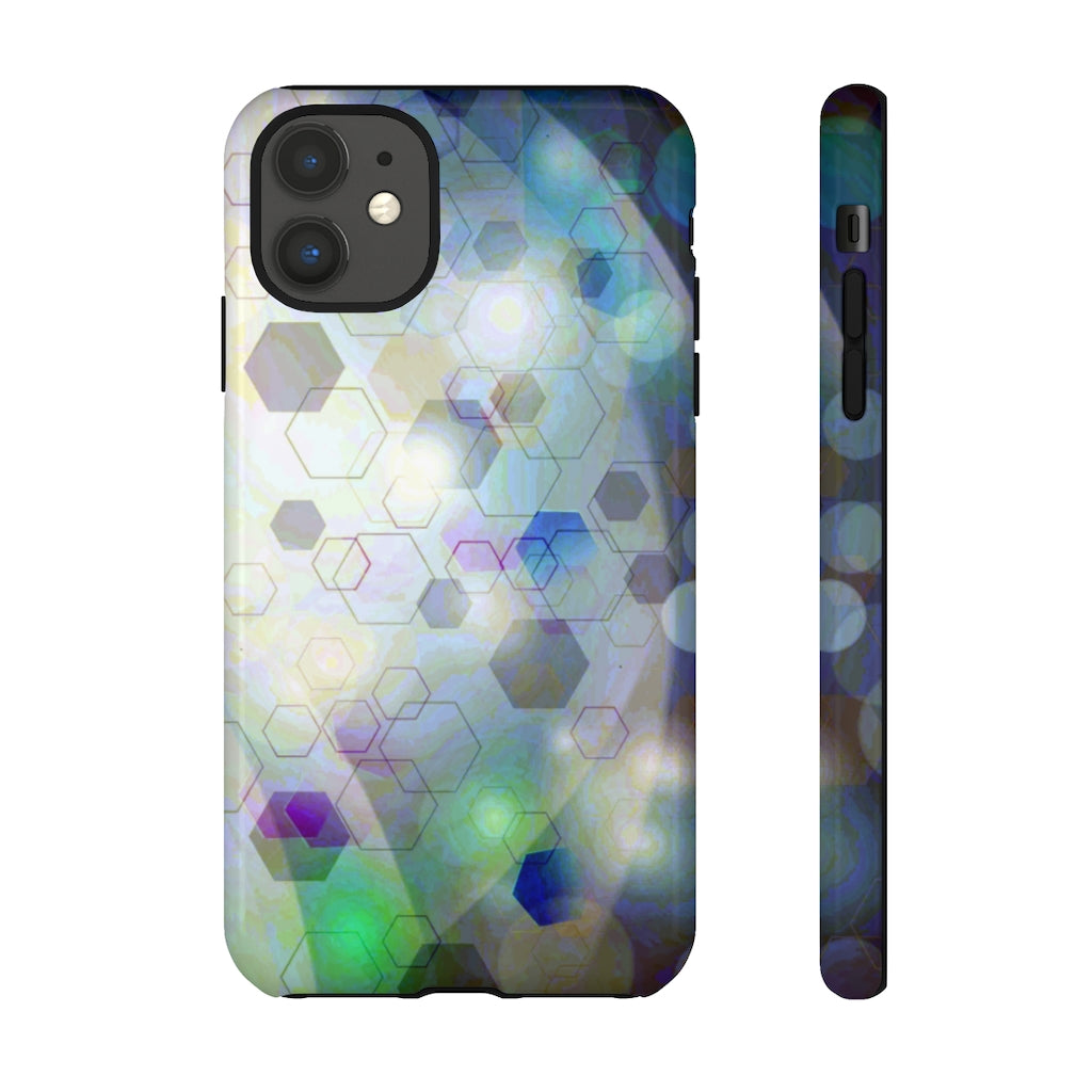 Hexagon Flash Geometric iPhone Tough Cases