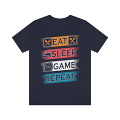 Gaming Repeat Unisex Jersey Short Sleeve Tee
