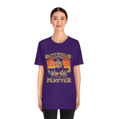 Rottweiler Lives Matter Unisex Jersey Short Sleeve Tee