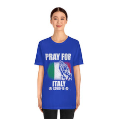 Pray For Italy Unisex Jersey Short Sleeve Tee