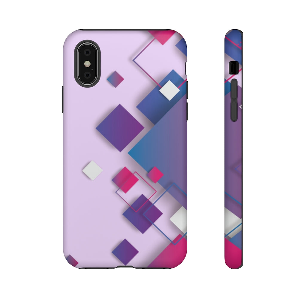 Cubed Geometric iPhone Tough Cases