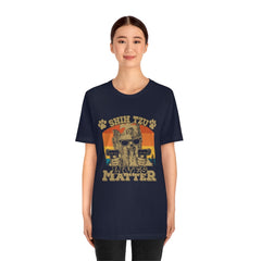 Shih Tzu Lives Matter Unisex Jersey Short Sleeve Tee