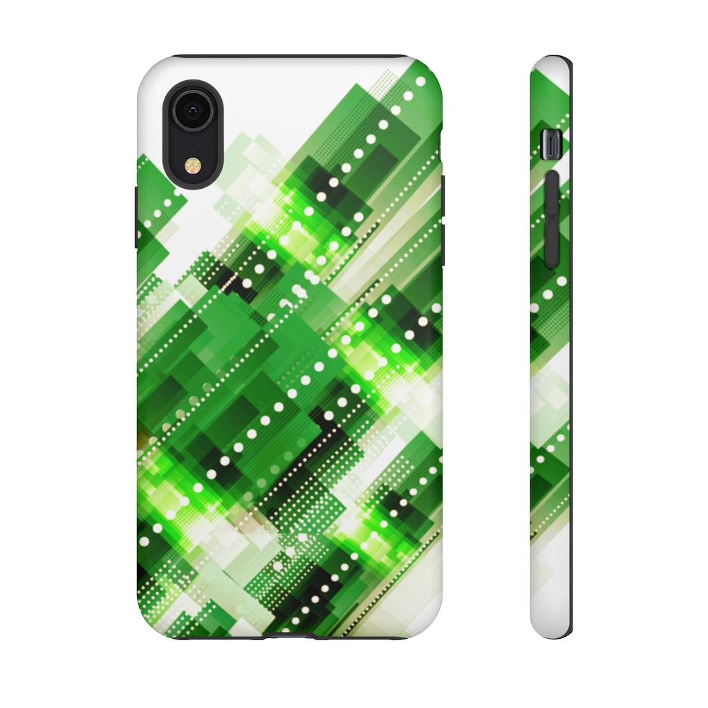 Ribbon Geometric iPhone Tough Cases