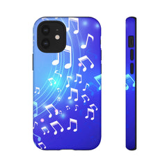 Curving Notes Music iPhone Tough Cases