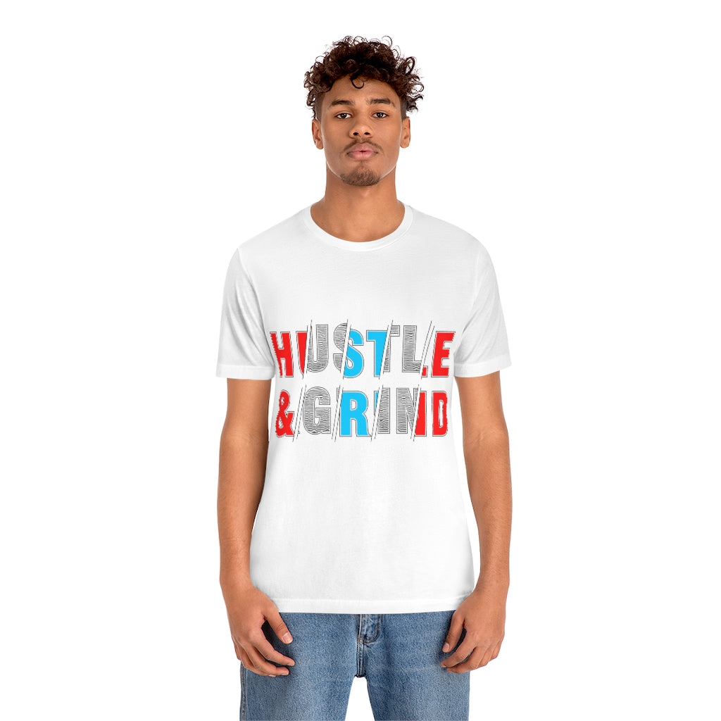 Hustle And Grind Unisex Jersey Short Sleeve Tee