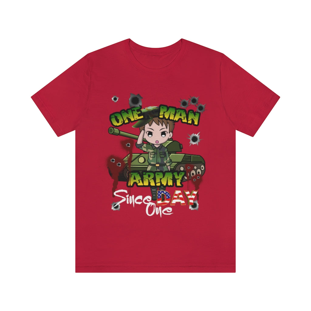 One Man Army Unisex Jersey Short Sleeve Tee