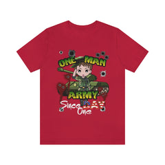 One Man Army Unisex Jersey Short Sleeve Tee