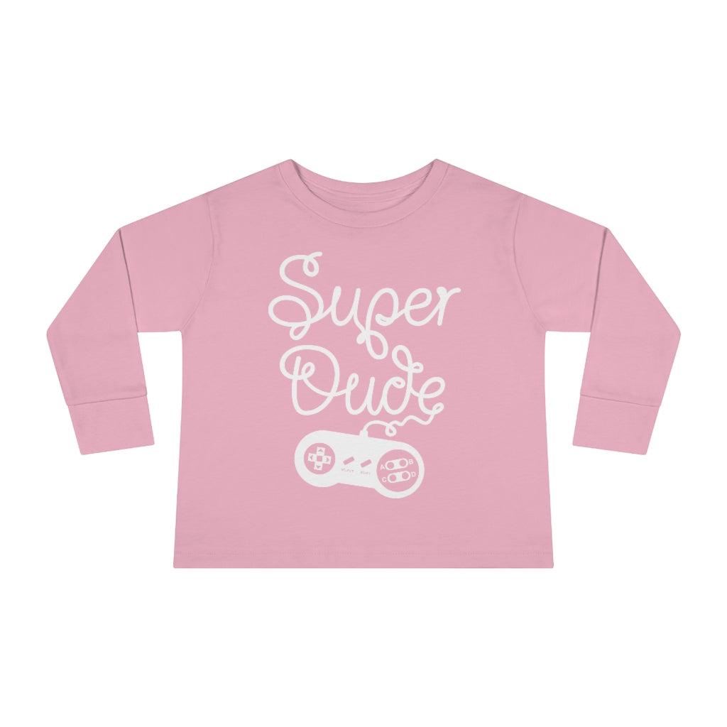 Super Dude Toddler Long Sleeve Tee