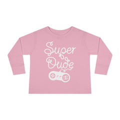 Super Dude Toddler Long Sleeve Tee