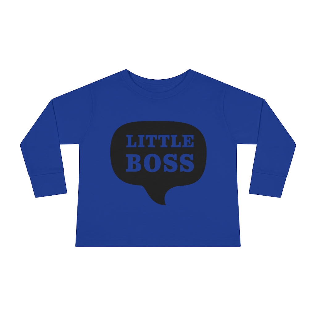 Little Boss Toddler Long Sleeve Tee