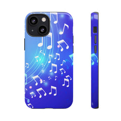 Curving Notes Music iPhone Tough Cases