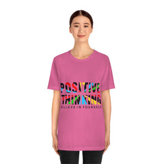 Positive Thinking Unisex Jersey Short Sleeve Tee