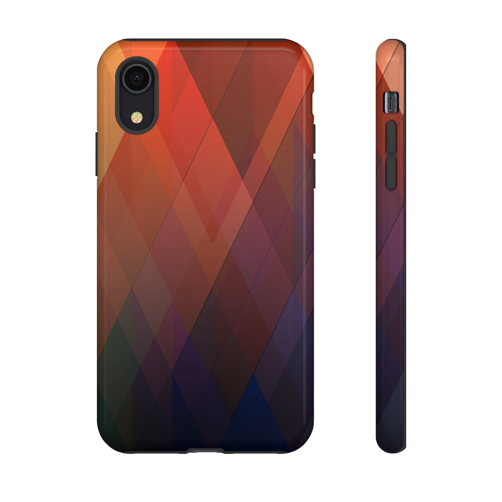 Plaid Geometric iPhone Tough Cases