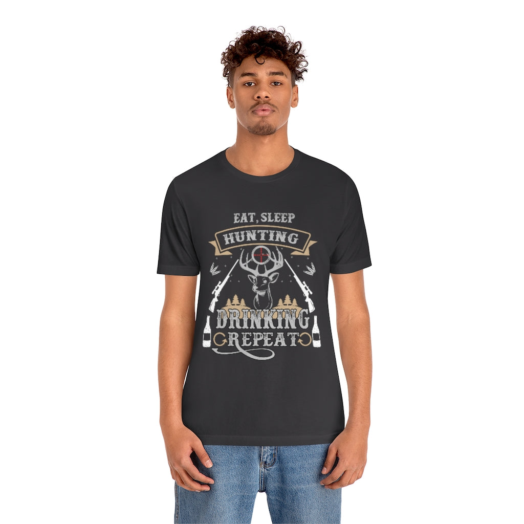 Hunting Repeat Unisex Jersey Short Sleeve Tee