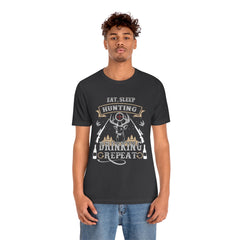 Hunting Repeat Unisex Jersey Short Sleeve Tee