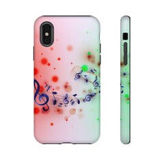 Purple Notes Music iPhone Tough Cases