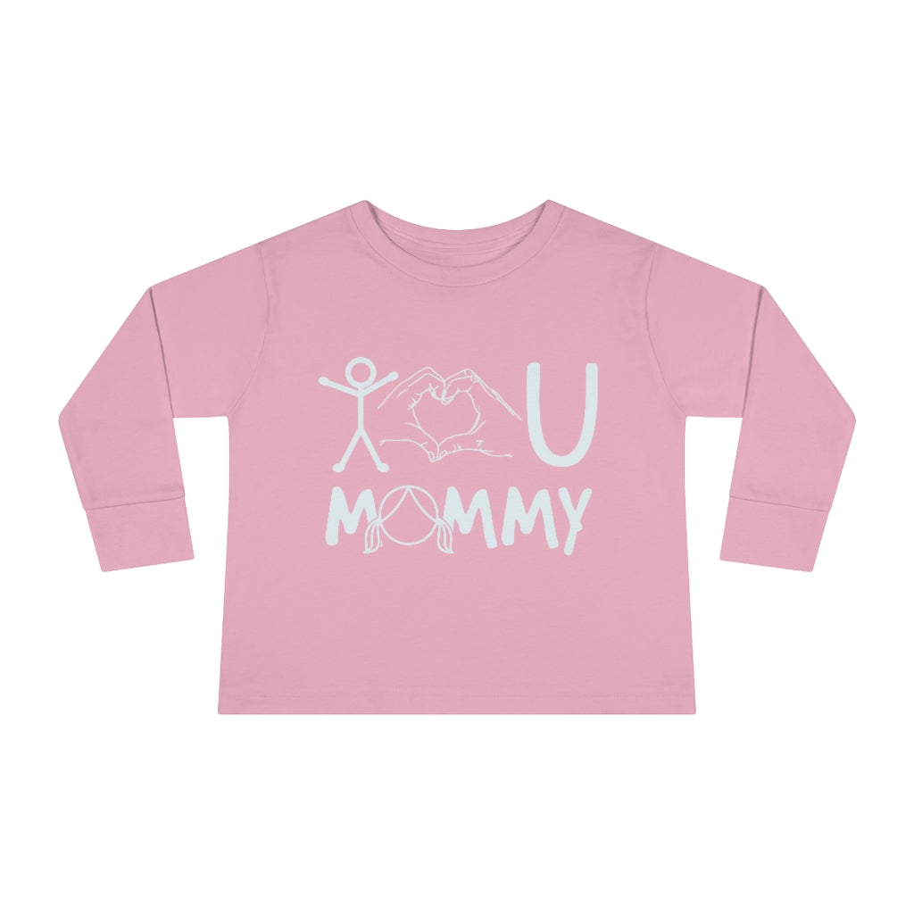 Love Mommy Toddler Long Sleeve Tee