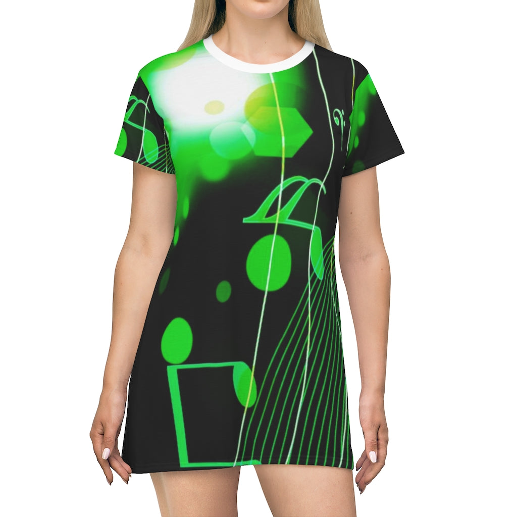 Lost Notes Music T-Shirt Dress