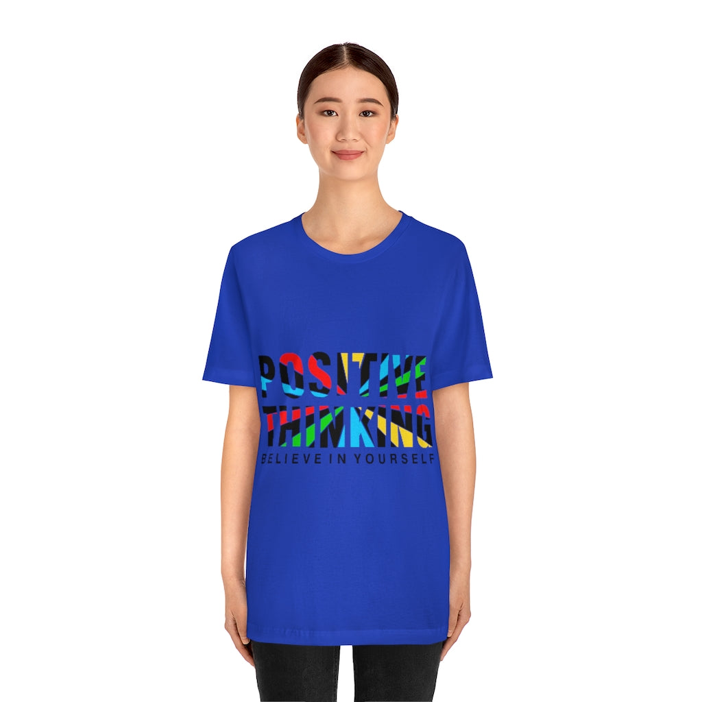 Positive Thinking Unisex Jersey Short Sleeve Tee