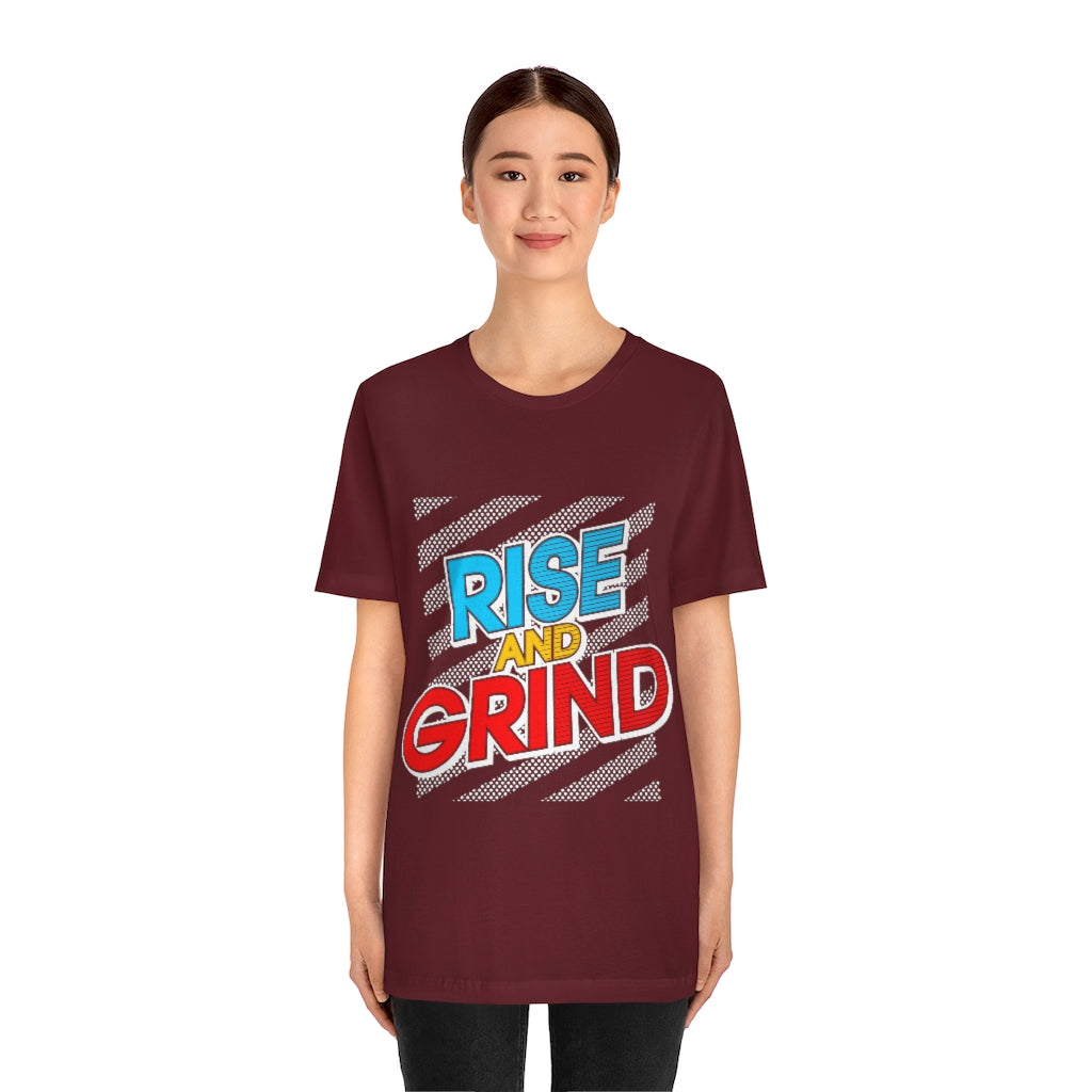 Rise And Grind Unisex Jersey Short Sleeve Tee