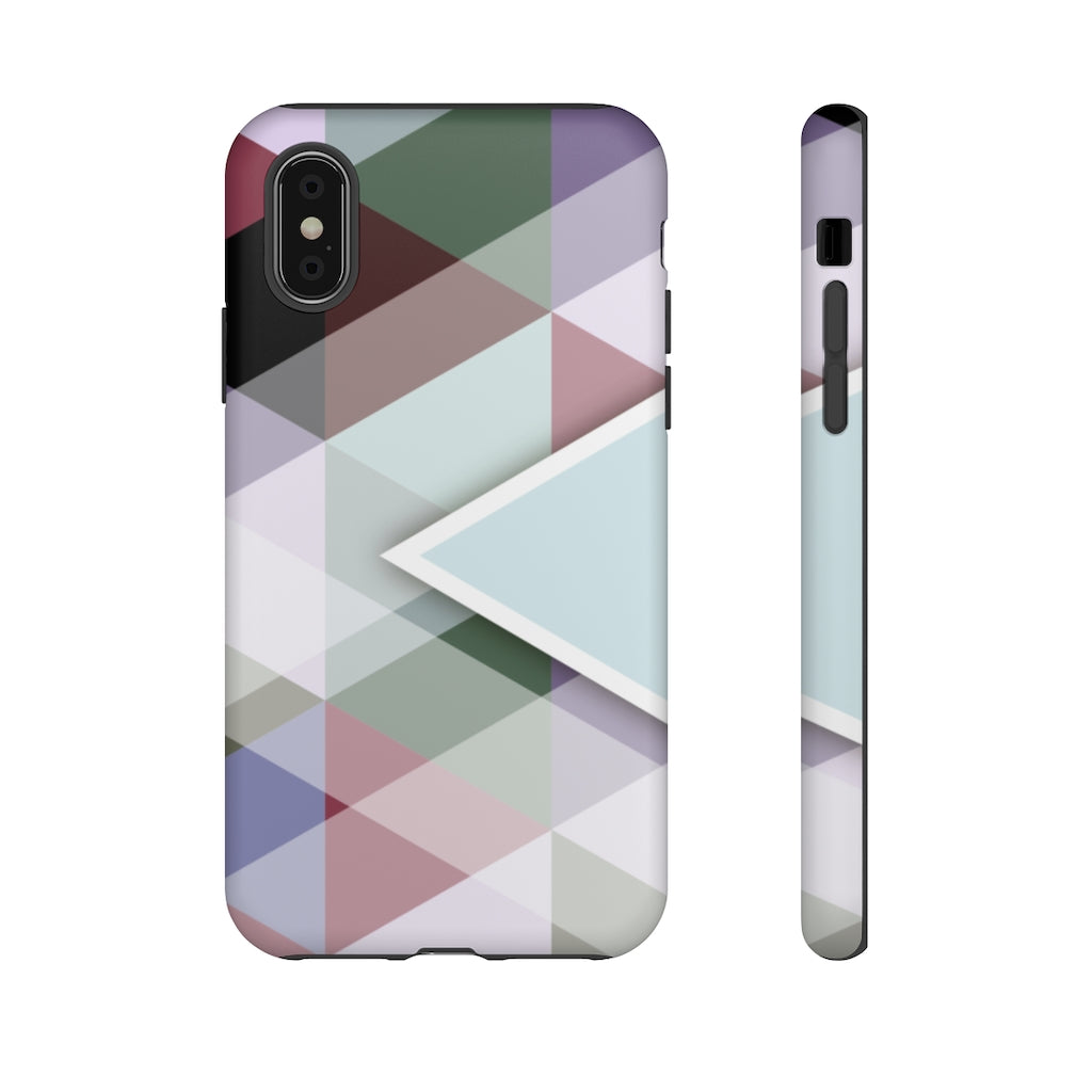Plaid Geometric iPhone Tough Cases