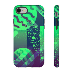Zigzag Geometric iPhone Tough Cases