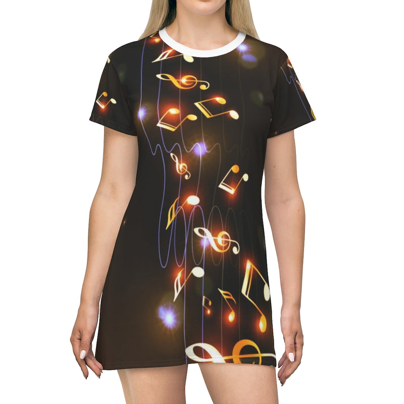 Beautiful Music T-Shirt Dress