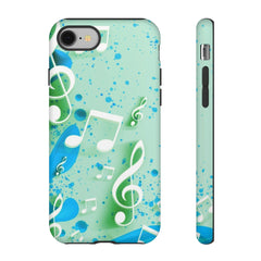 Splash Of Music iPhone Tough Cases