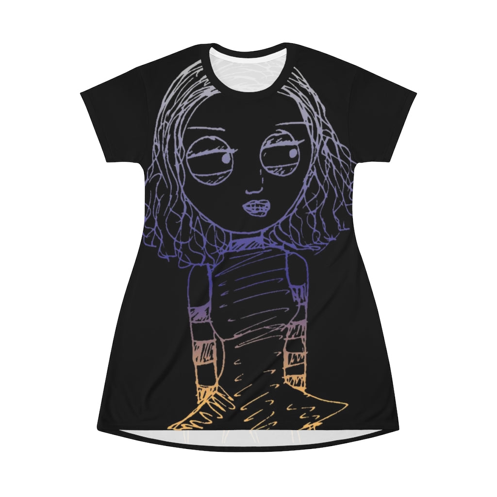 Cartoon T-Shirt Dress
