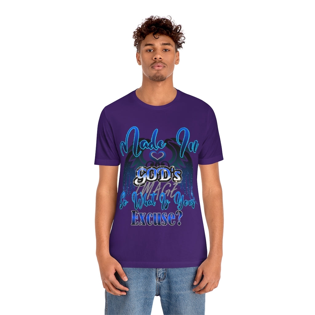 Made In Gods Image Unisex Jersey Short Sleeve Tee