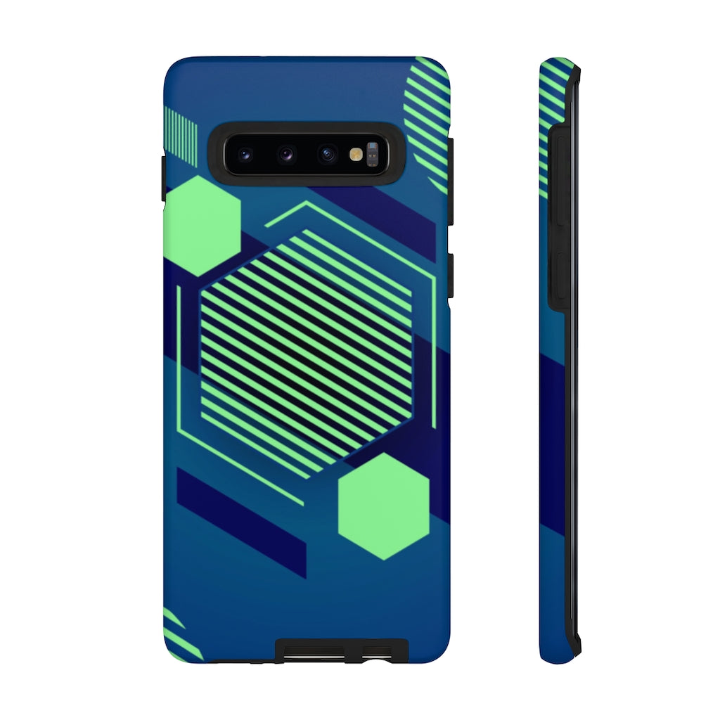 Hexagon Geometric Samsung Galaxy Tough Cases